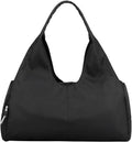 Yoga Gym Bag for Women with Shoes Compartment & Wet Dry Storage Pockets Lightweight Duffel Bag, Black, 17.7"x6.3"x10.2"/45x16x26cm, Stylish