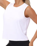 Ice Silk Workout Tops for Women Quick Dry Muscle Gym Running Shirts Sleeveless Flowy Yoga Tank Tops