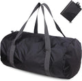 Travel Bag Foldable,Portable Lightweight Gym Bag,Sports Duffel Bags for Women&Men - for Camp, Fitness, and Short tours, shopping, Black, S, Portable