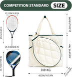 Tennis Racket Tote Bags for Women，Pickleball Backpack, Padel Duffle Bag,Lightweight & Quilted Gym Bag