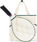 Tennis Racket Tote Bags for Women，Pickleball Backpack, Padel Duffle Bag,Lightweight & Quilted Gym Bag