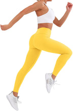 High Waisted Leggings for Women No See Through Tummy Control Buttery Soft Capri Yoga Pants for Workout Athletic