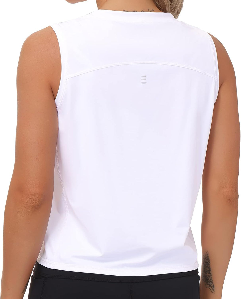Ice Silk Workout Tops for Women Quick Dry Muscle Gym Running Shirts Sleeveless Flowy Yoga Tank Tops