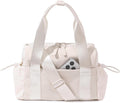 Small Gym Bag for Women, Mini Crossbody Gym Duffle Bag with Wet Compartment, Carry on Gym Tote Bag for Workout Dance Sport Travel, Mini-Beige, Mini, Fashion