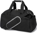 Small Gym Bag 35cm for Women Men Mini Duffel Bag for Travel Sports Lightweight Carrying Bag, Black, 35 cm x 20 cm x 20 cm, Small Bag