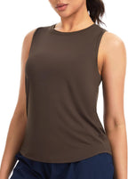 Women's Racerback Workout Tank Tops Soft Breathable Yoga Running Sleeveless Athletic Shirts