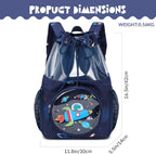 Drawstring Backpack Gym Cinch Bag for Swim Beach Sports Waterproof for Kids